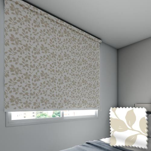 Persiana Rolô Blackout Floral