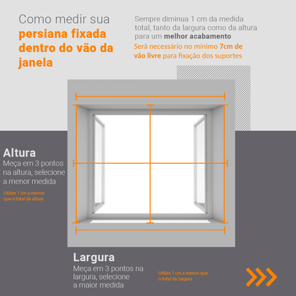 Persiana Rolô Tela Solar 3% Rústica Latte