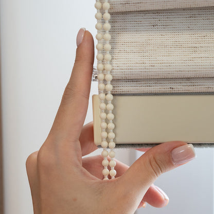 Persiana Romana  Blackout - Bege Rústico Texturizada