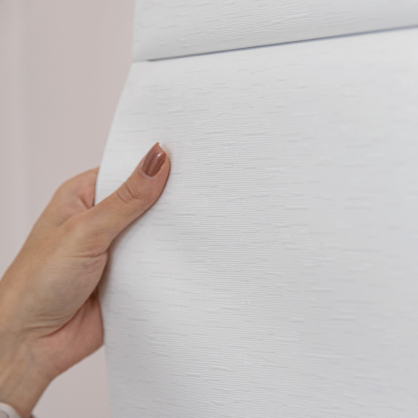 Persiana Romana Blackout  - Branca Texturizada