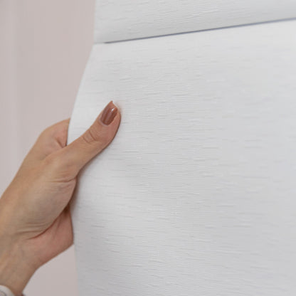 Persiana Romana Blackout  - Branca Texturizada