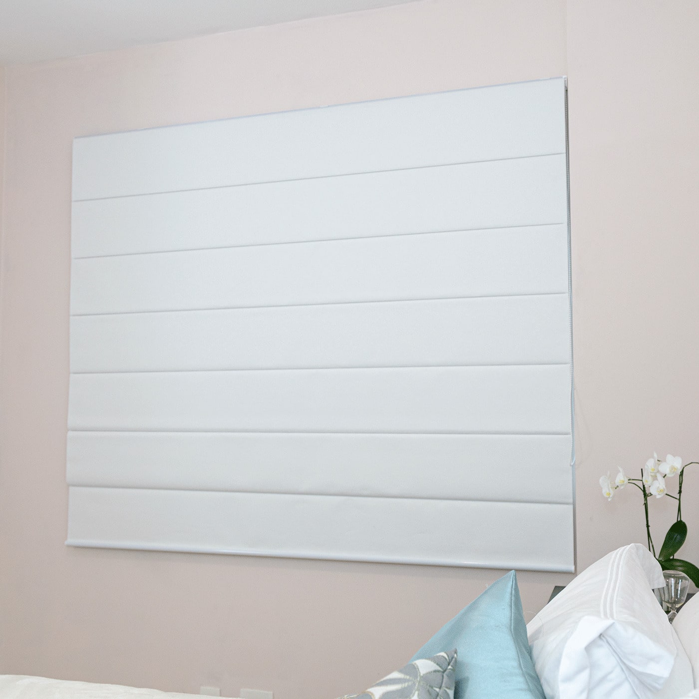 Persiana Romana Blackout  - Branca Texturizada